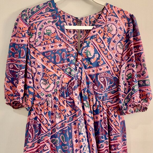 ba&sh Falba V Neck Maxi Dress LIKE NEW - Picture 8 of 12